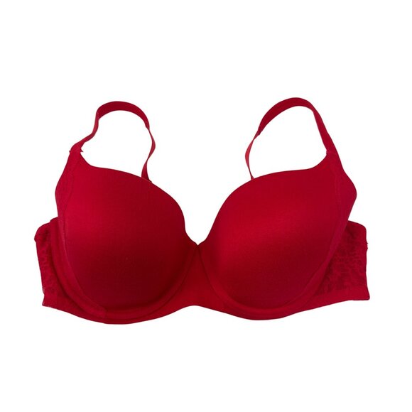 Secret Treasures Women Red Push-Up Underwire Bra Size 40C - Picture 1 of 11